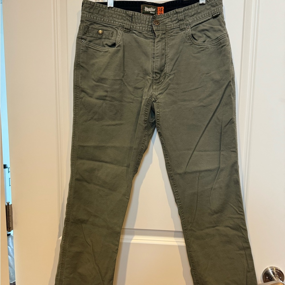 Howler Bros Frontside 5-Pocket Pants Battle Green 32/30